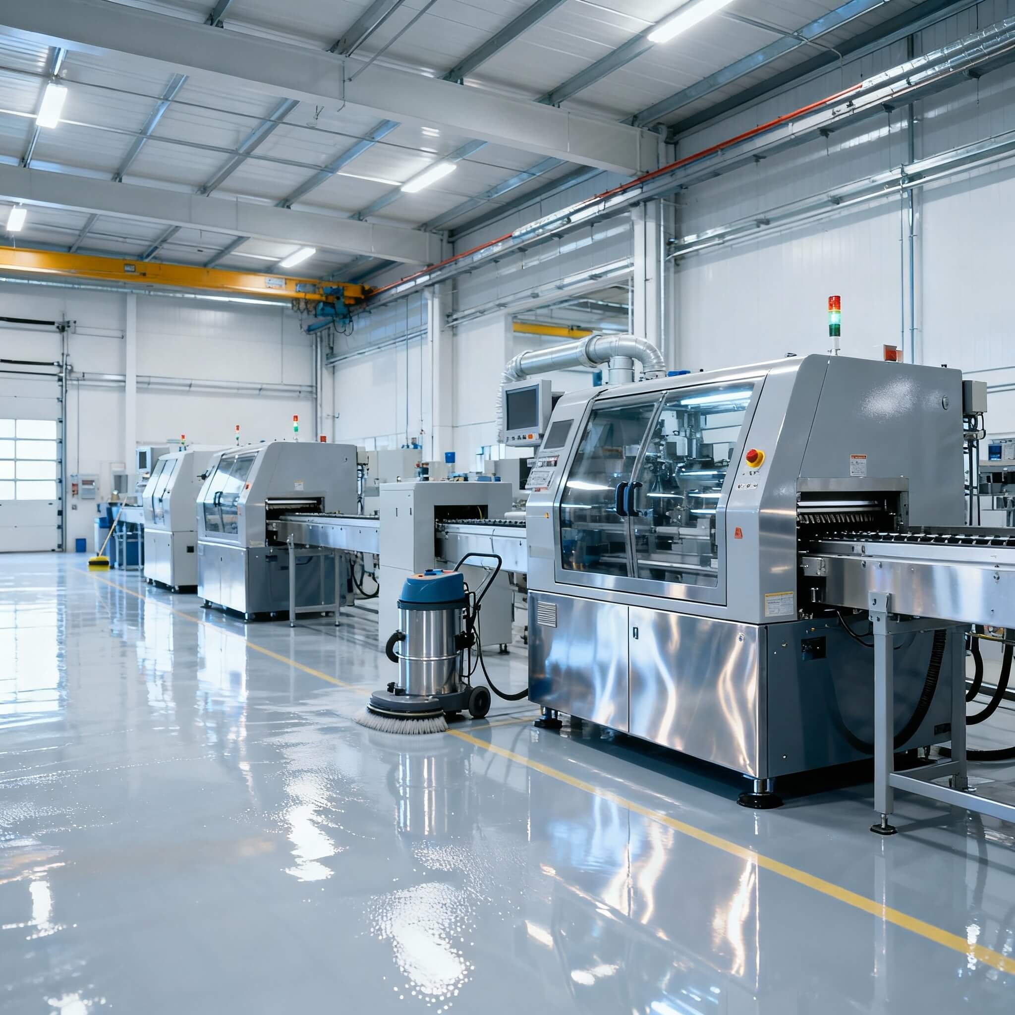 Technikgerechte Reinigung, ohne Produktionsstopp